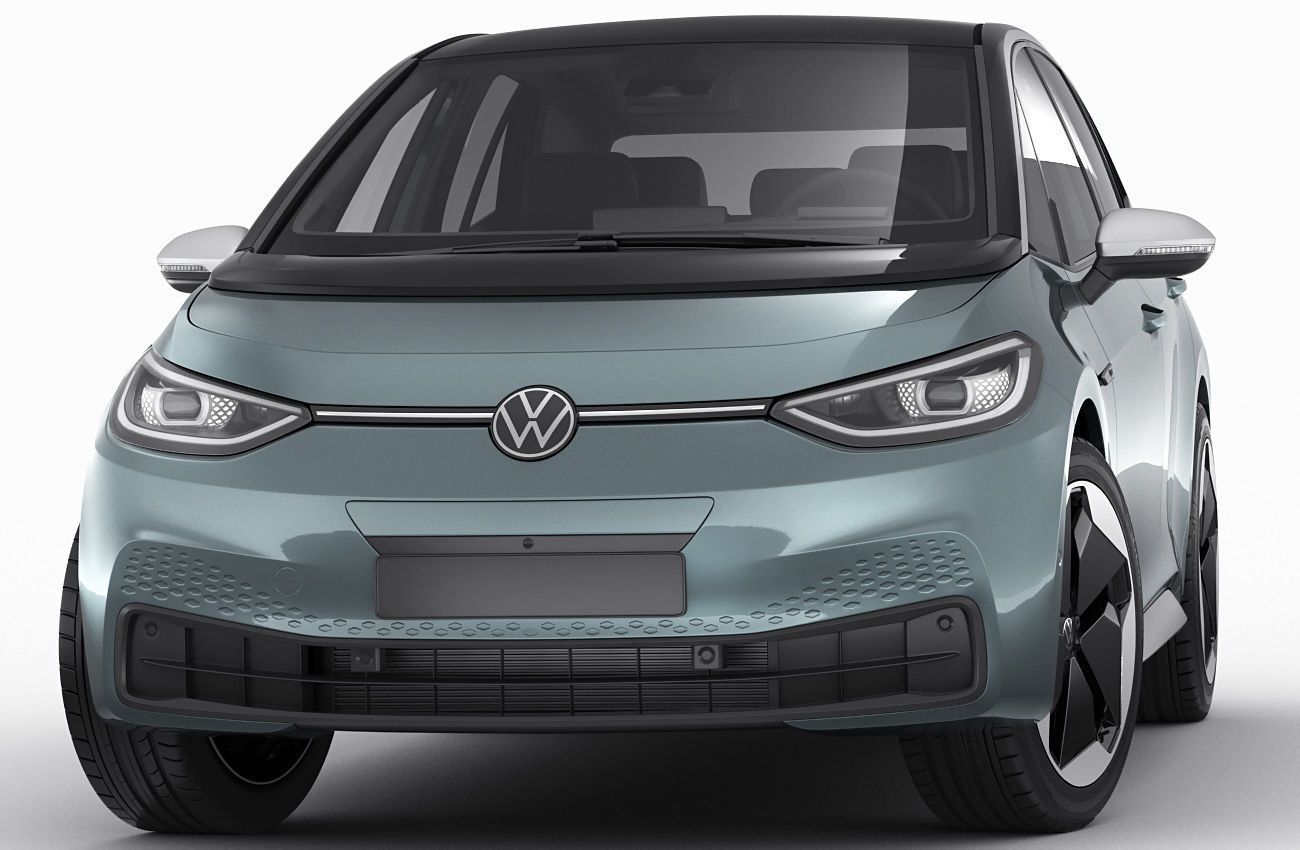 VW ID3 2020 3D model_10