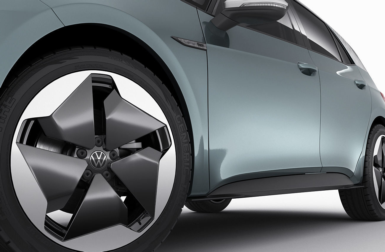 VW ID3 2020 3D model_9