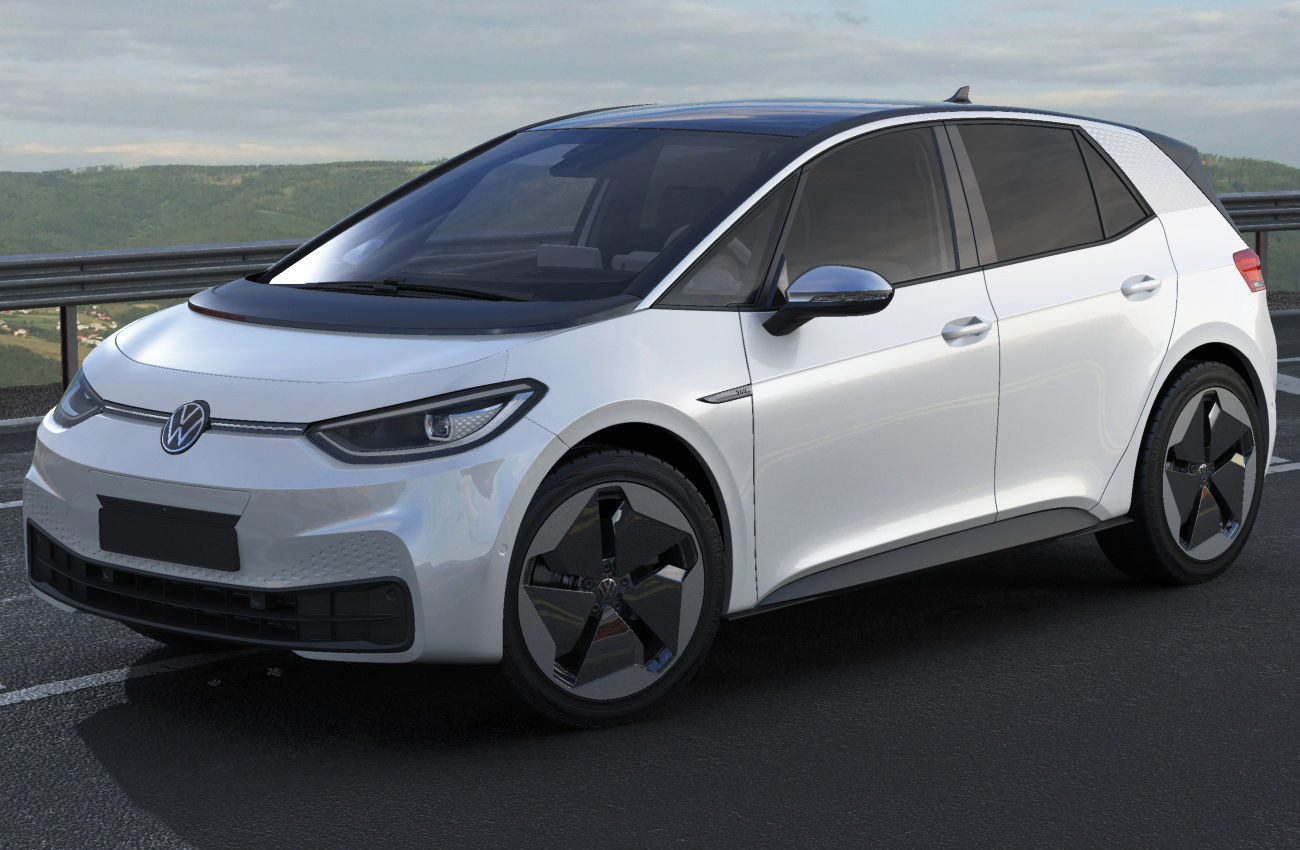 VW ID3 2020 3D model_15