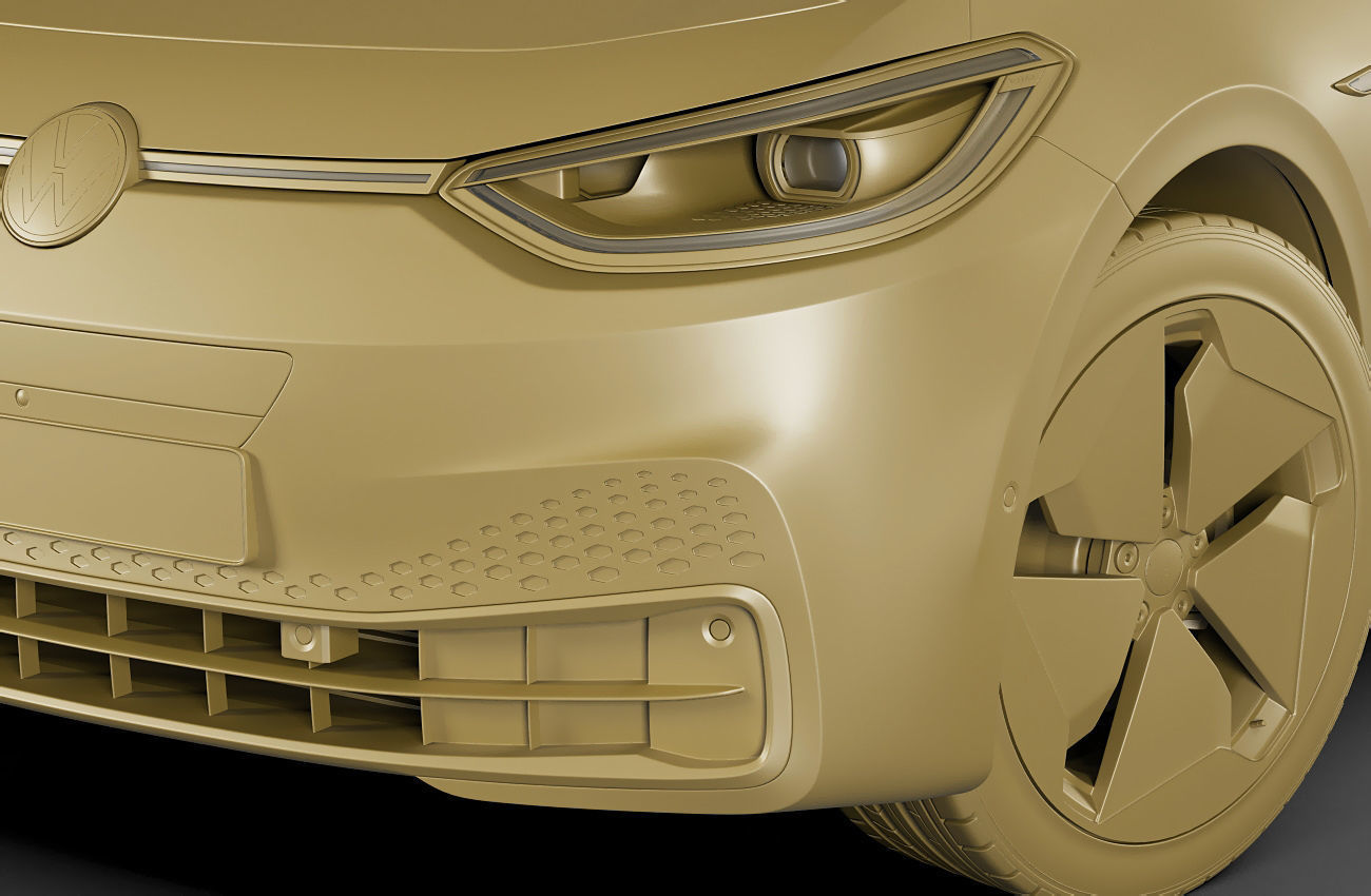 VW ID3 2020 3D model_20