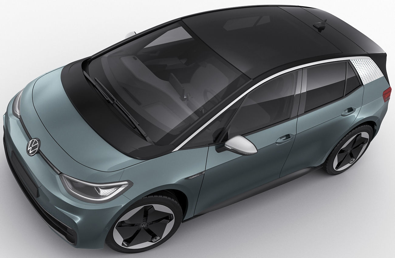 VW ID3 2020 3D model_5