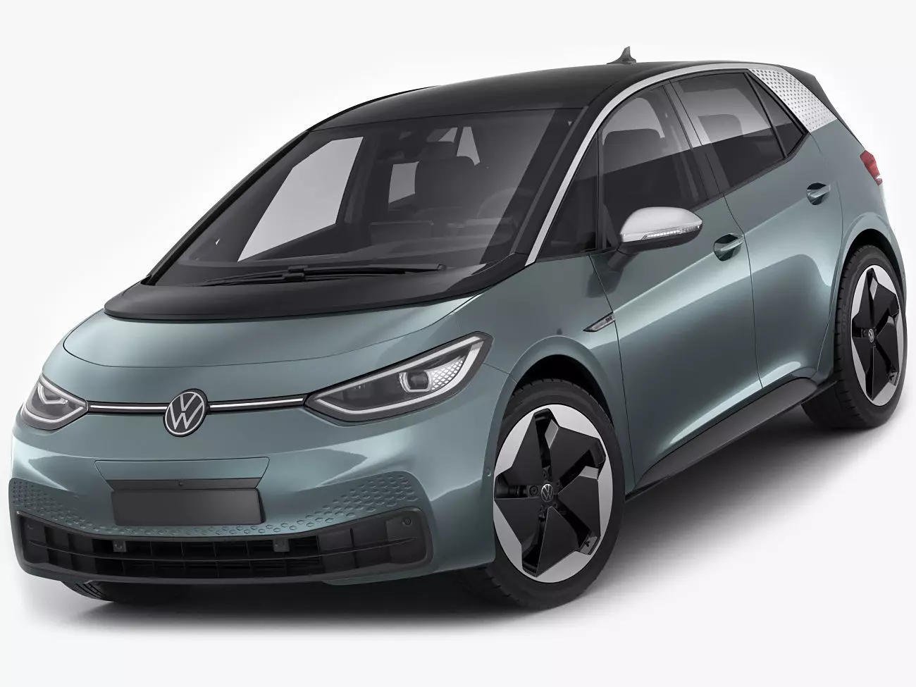 VW ID3 2020 3D model_0