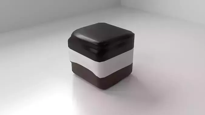 Multi Color Chocolate Bar 3D model