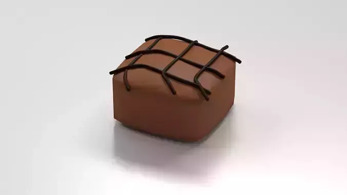 Chocolate 4 cube 3D model