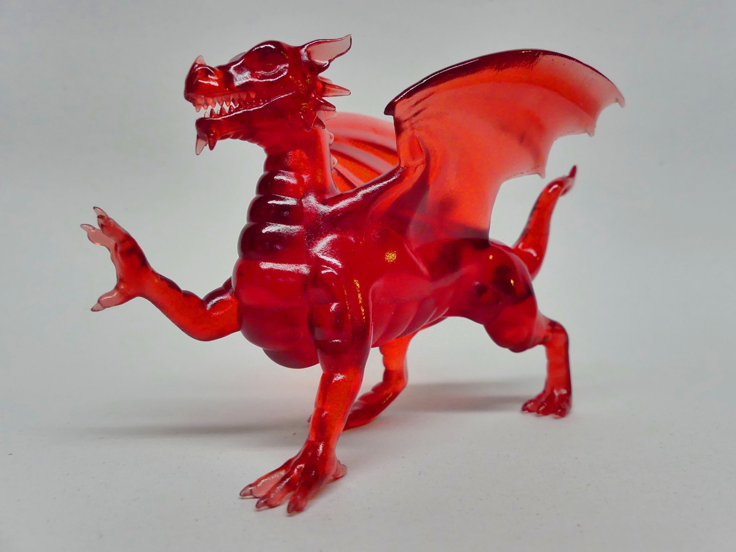 Welsh Dragon Statue - 3D Printable 3D print model_19