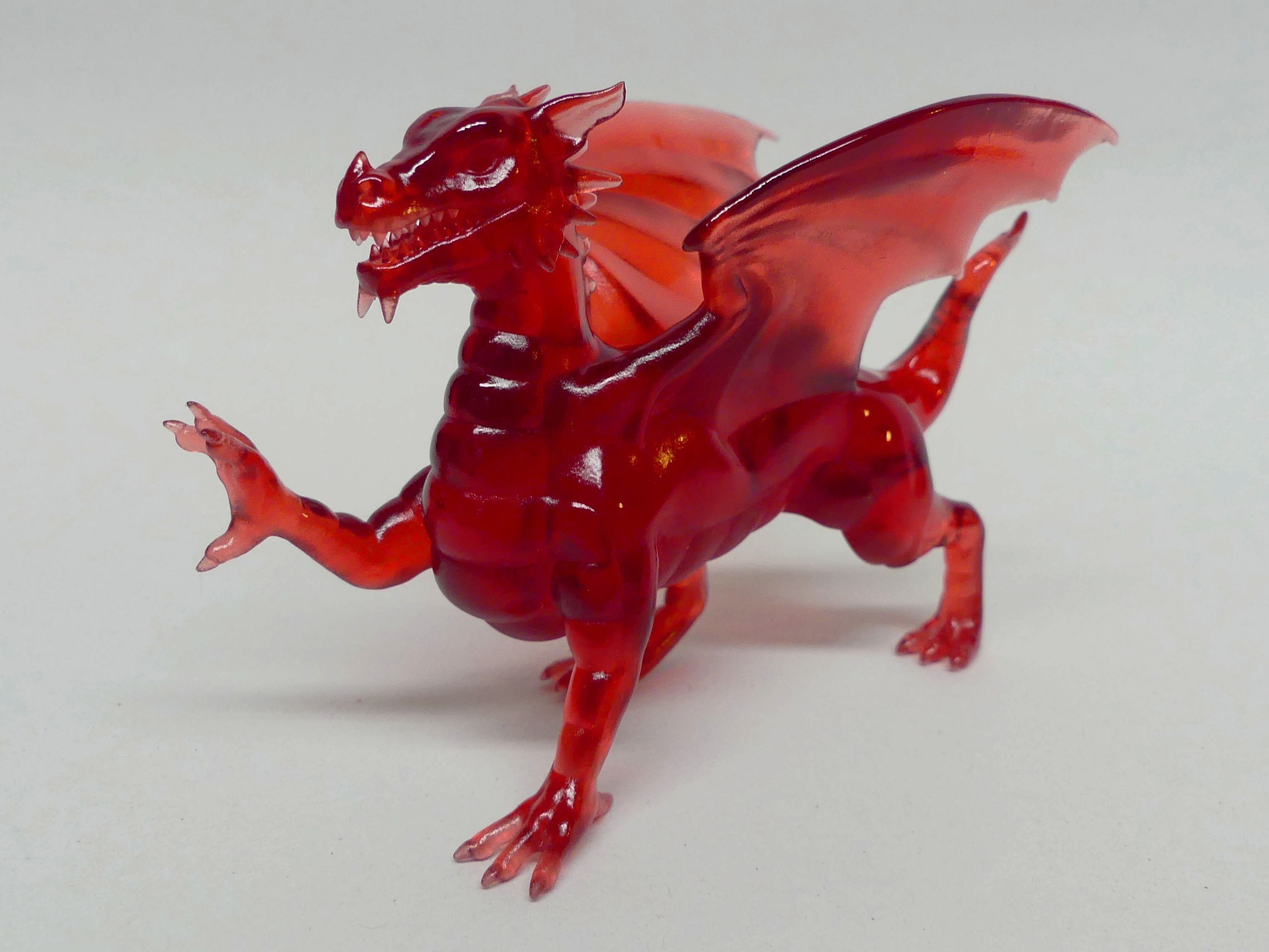 Welsh Dragon Statue - 3D Printable 3D print model_12