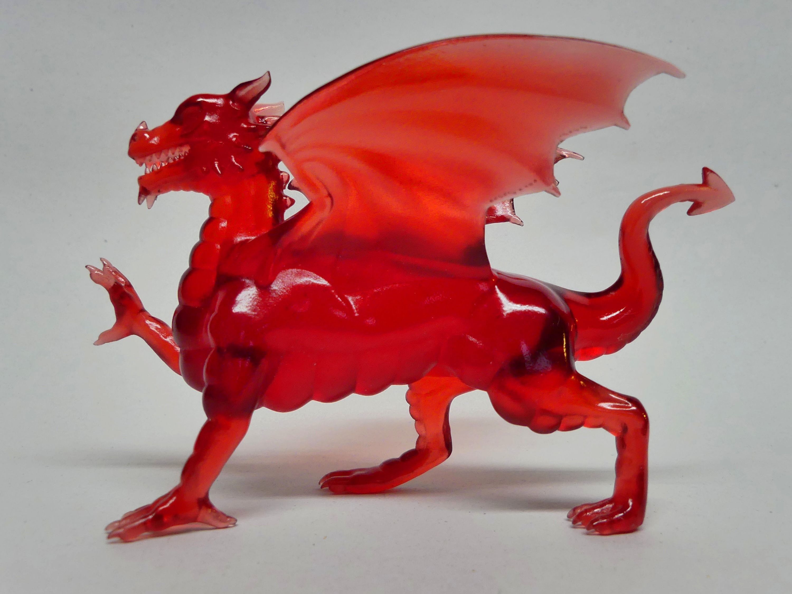 Welsh Dragon Statue - 3D Printable 3D print model_15