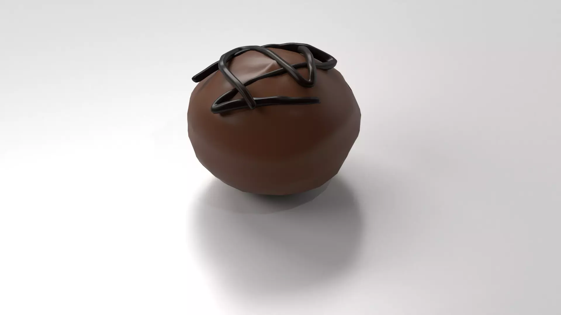 Chocolate 5 egg 3D model_0