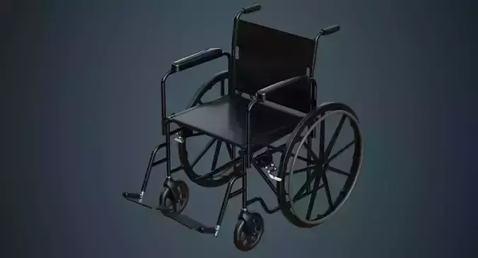 Wheelchair 1 Untextured