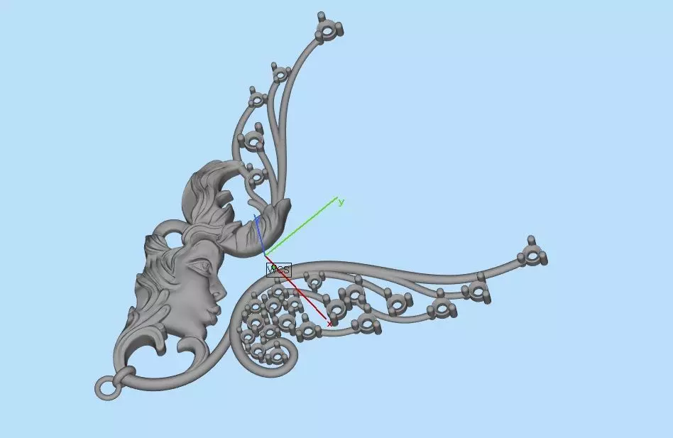 Necklace-Vitae 3dm-Magerit 3D print model_0