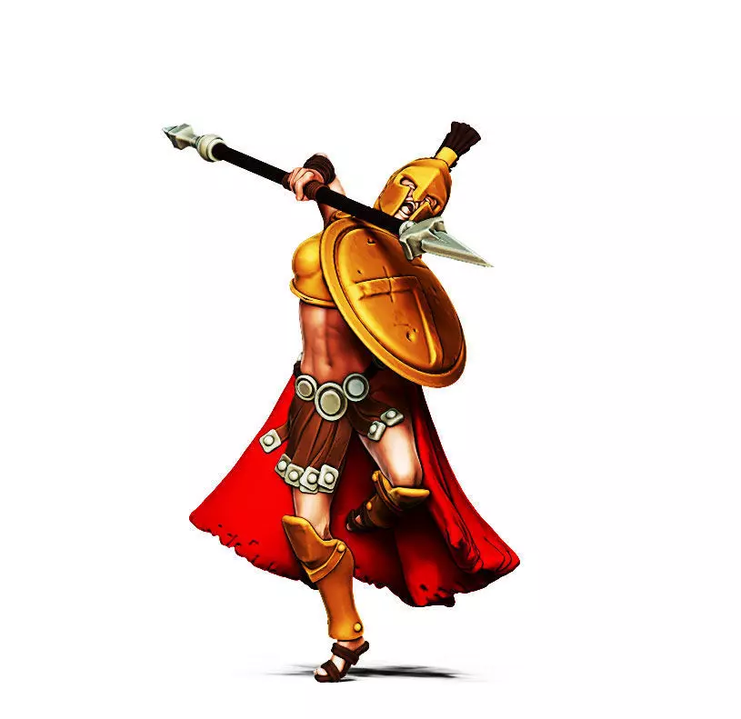 Spartan woman - Leto 35 mm scale 3D print model