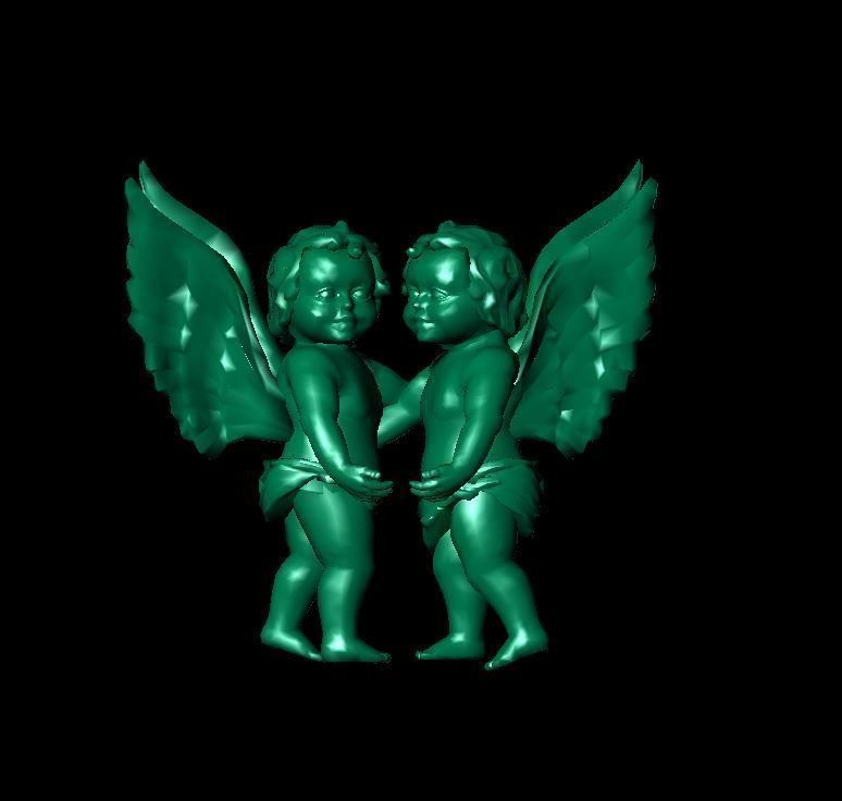 Angel Baby 3d Model 3D print model_2