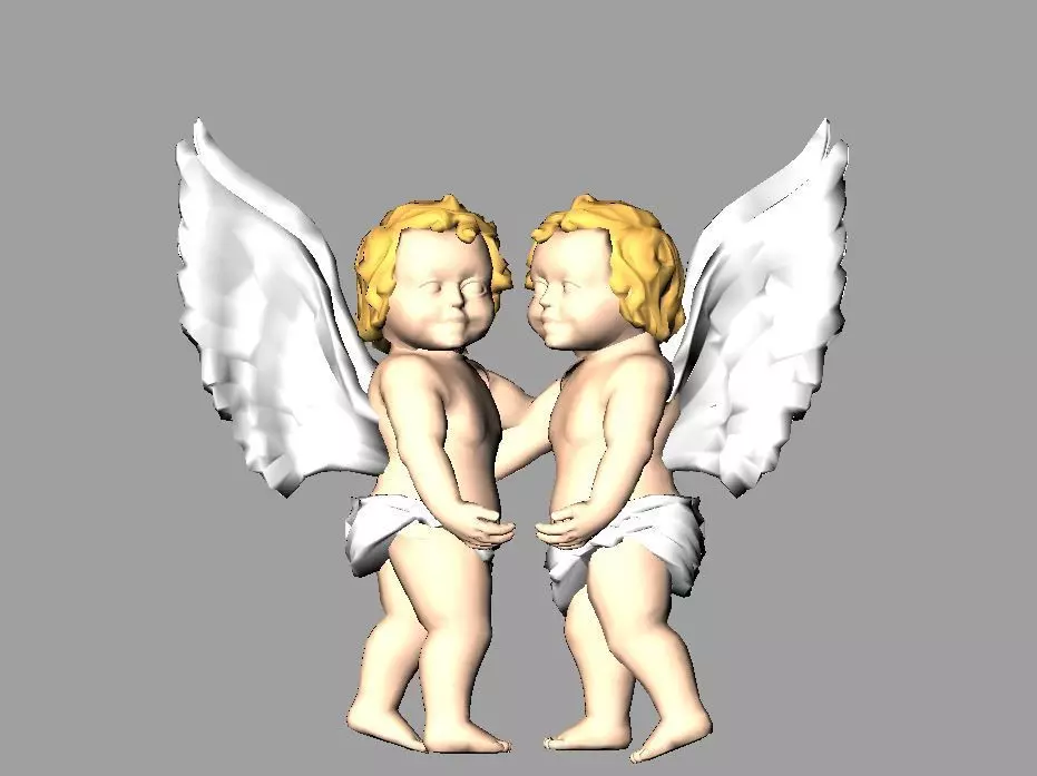 Angel Baby 3d Model 3D print model_0