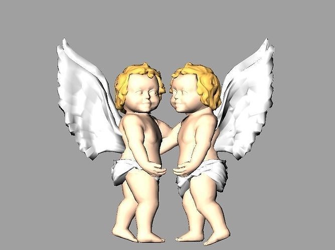 Angel Baby 3d Model 3D print model