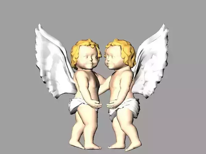 Angel Baby 3d Model 3D print model
