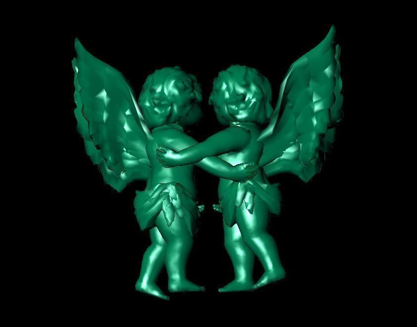Angel Baby 3d Model 3D print model_4