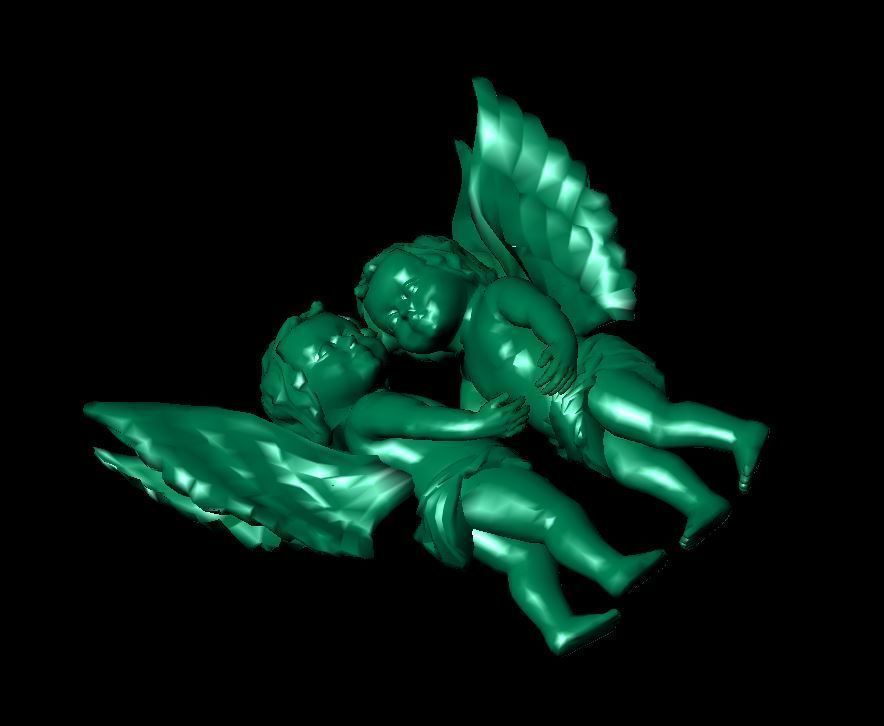 Angel Baby 3d Model 3D print model_3