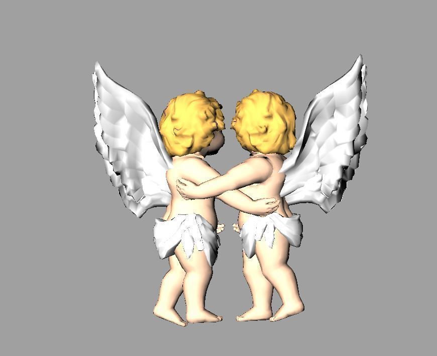 Angel Baby 3d Model 3D print model_1