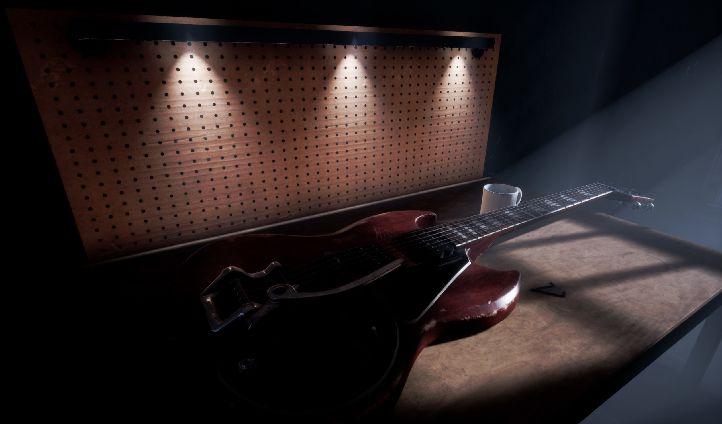 Gibson SG Low-poly 3D model_5