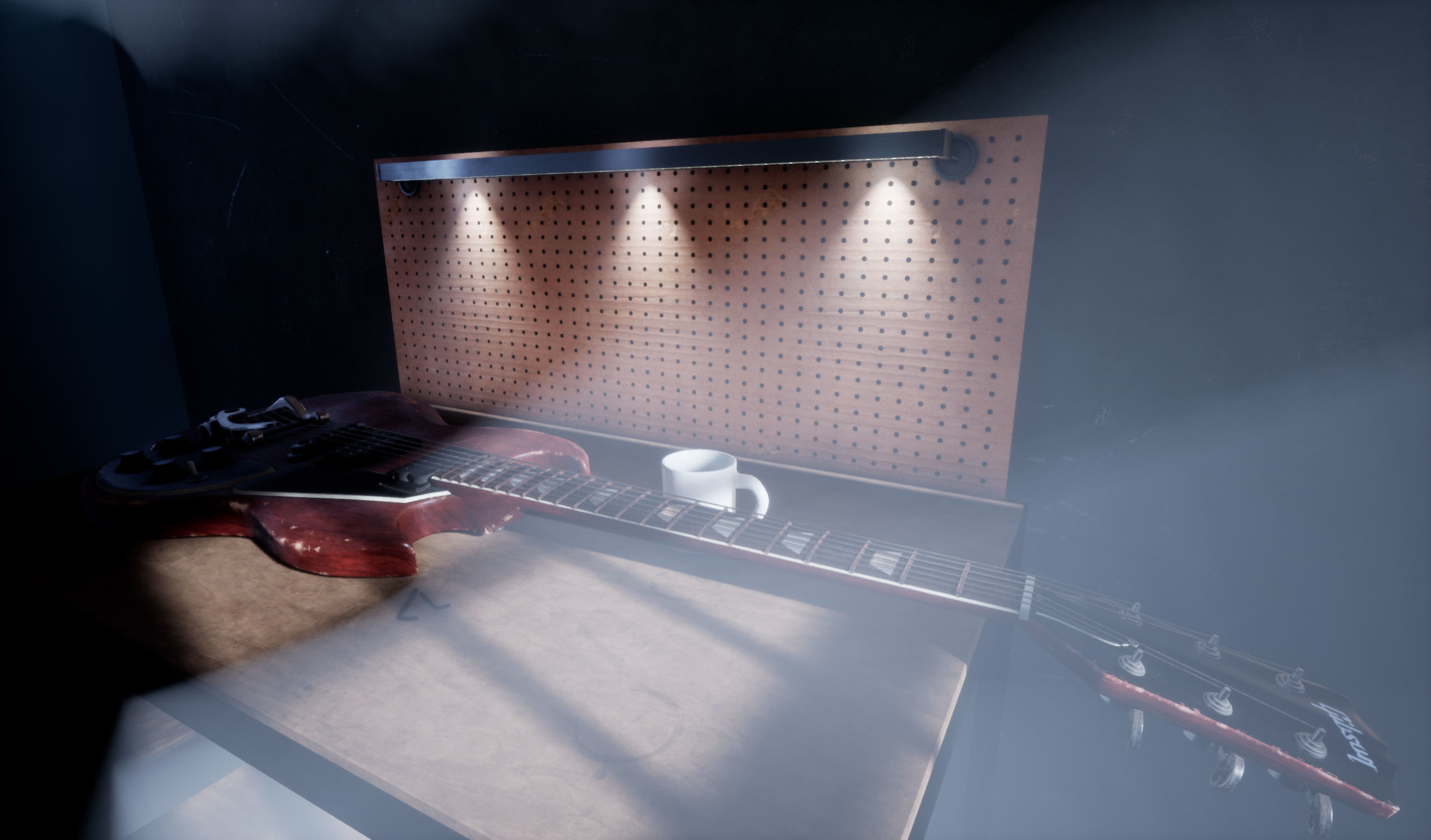 Gibson SG Low-poly 3D model_7