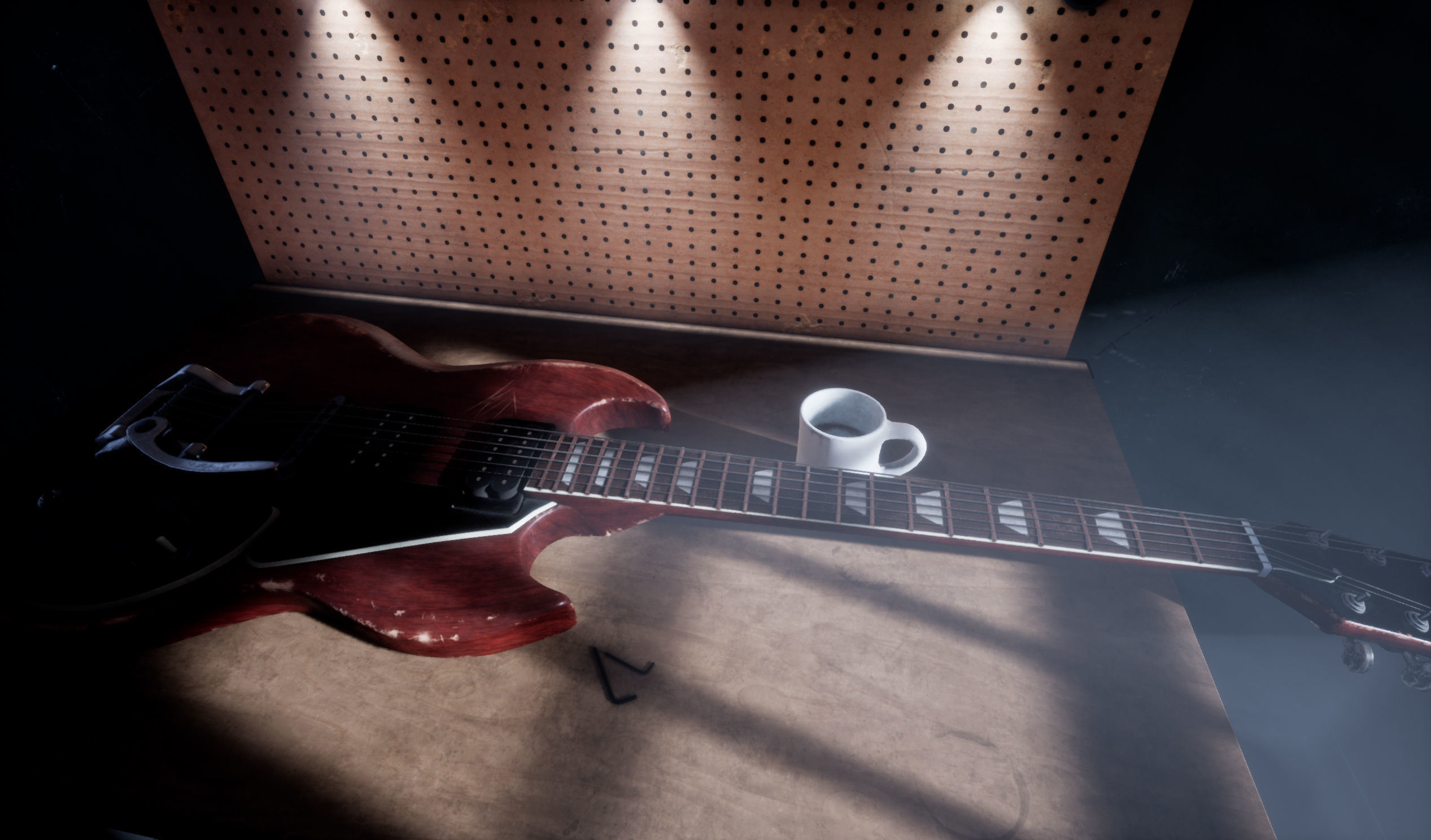 Gibson SG Low-poly 3D model_6