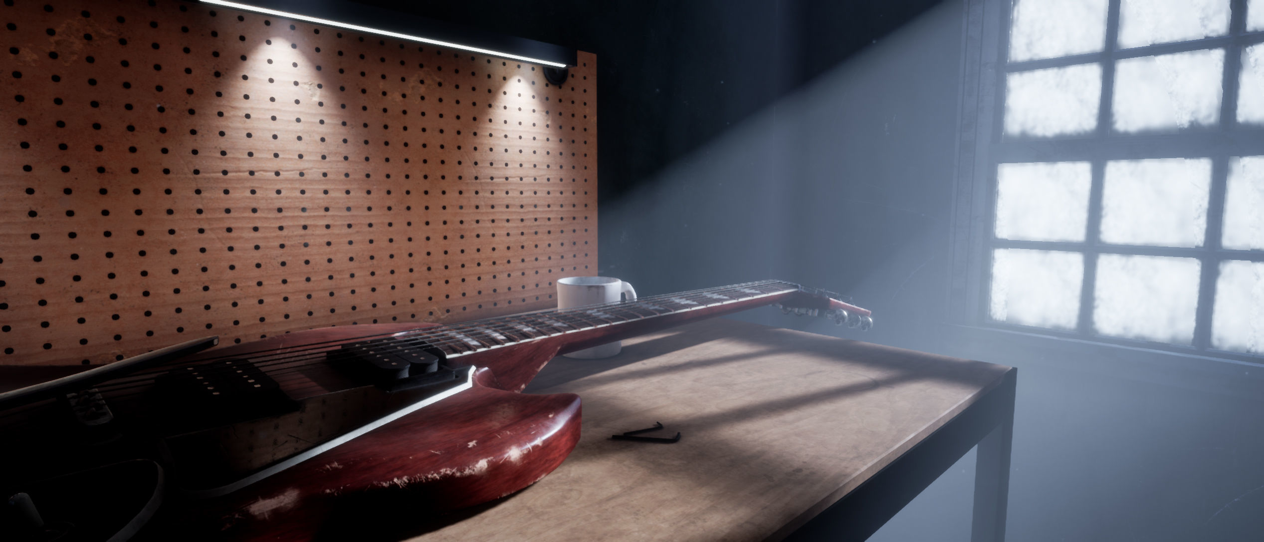 Gibson SG Low-poly 3D model_4