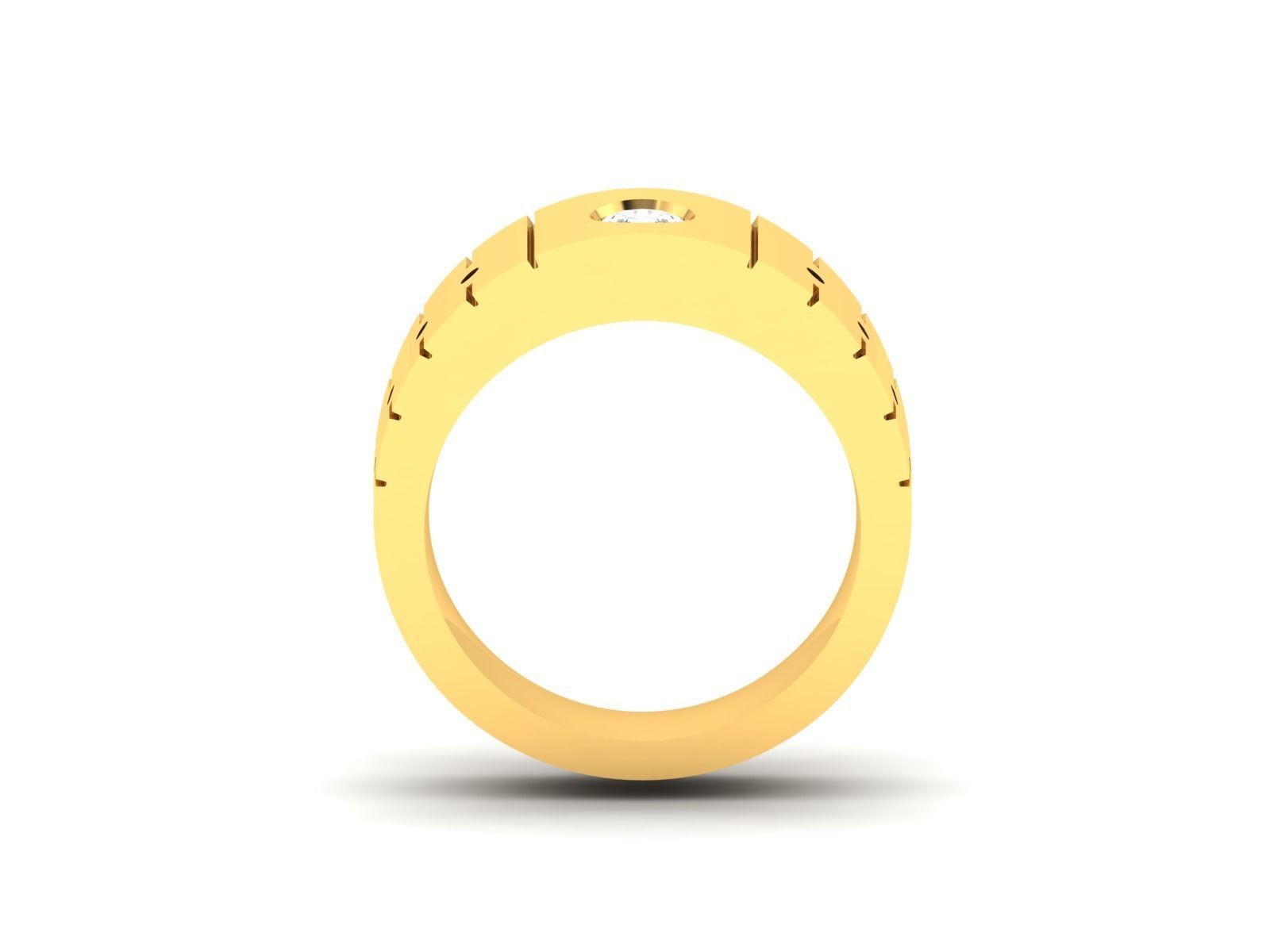 Gents Ring 3dm render detail 3D print model_3
