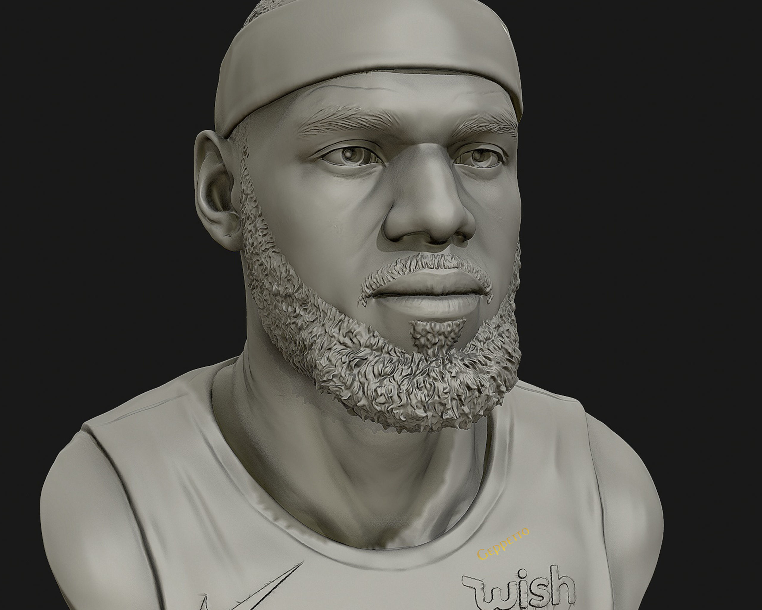 Lebron James in Lakers jersey Ready to 3D print 3D print model_18