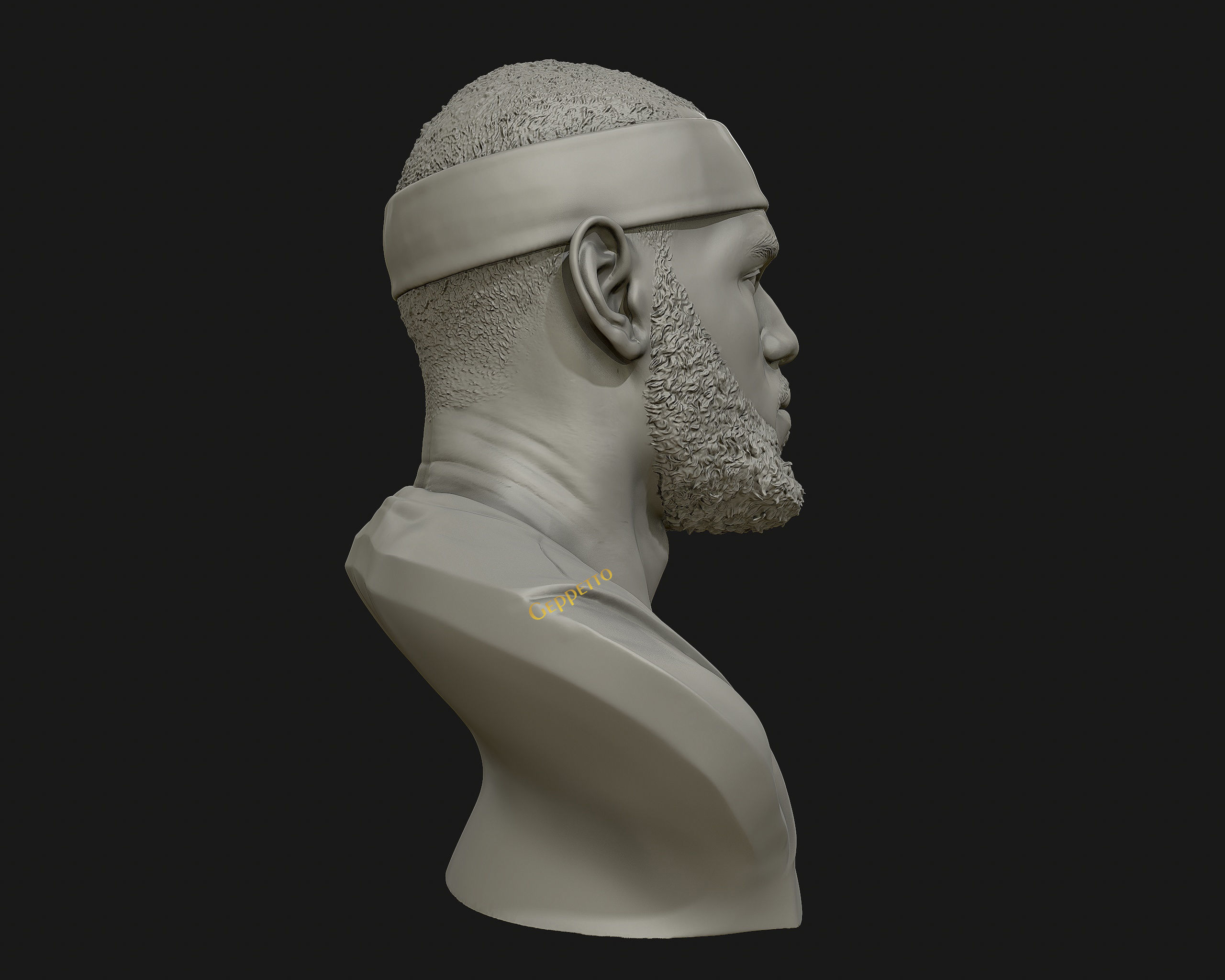Lebron James in Lakers jersey Ready to 3D print 3D print model_40