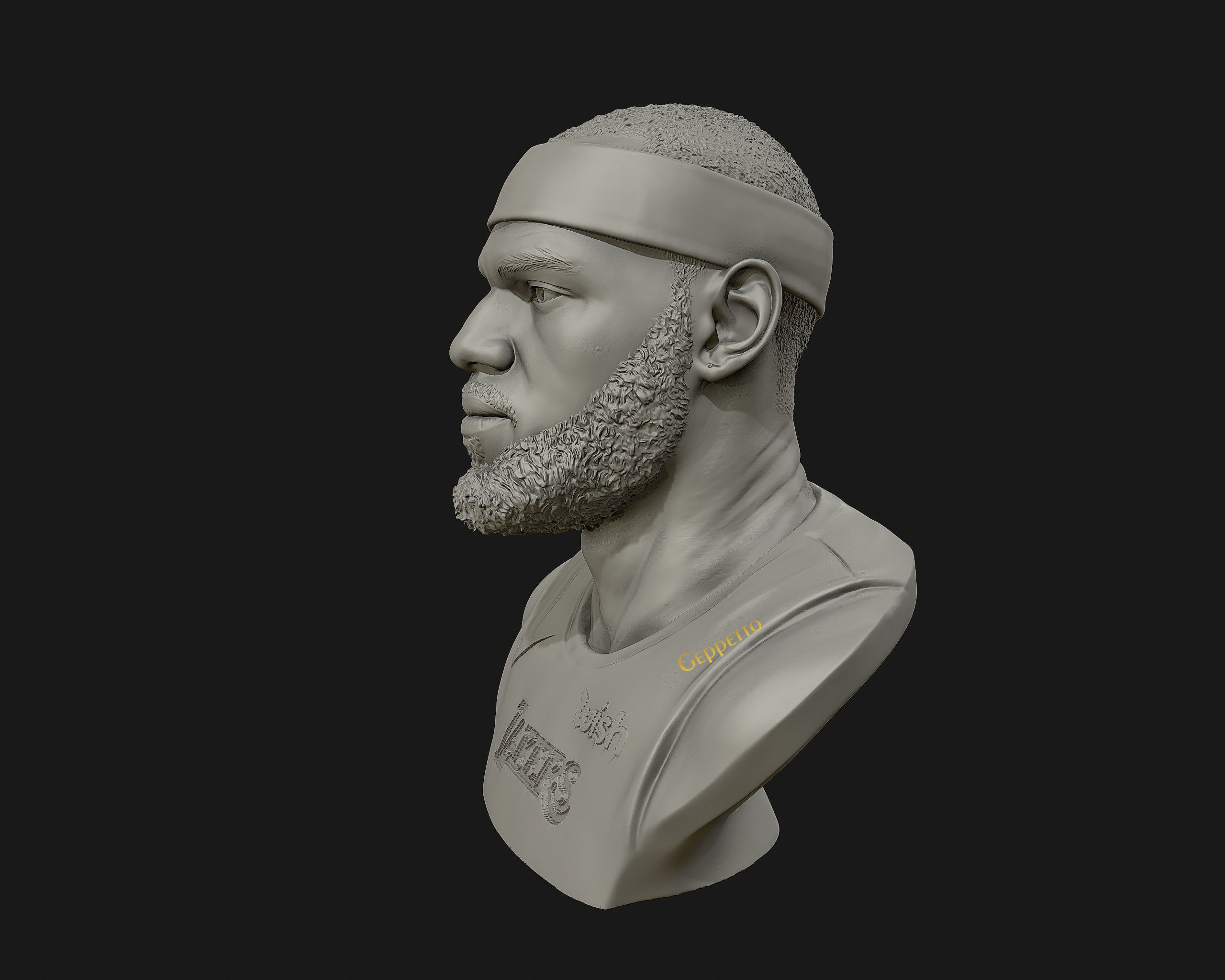 Lebron James in Lakers jersey Ready to 3D print 3D print model_30