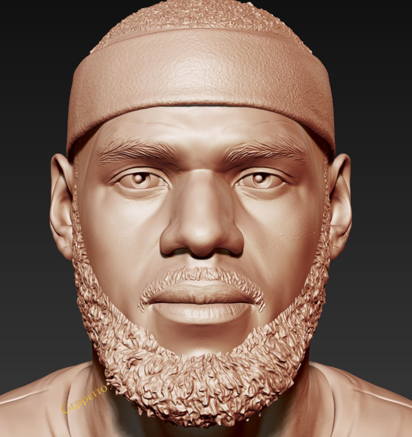 Lebron James in Lakers jersey Ready to 3D print 3D print model_19