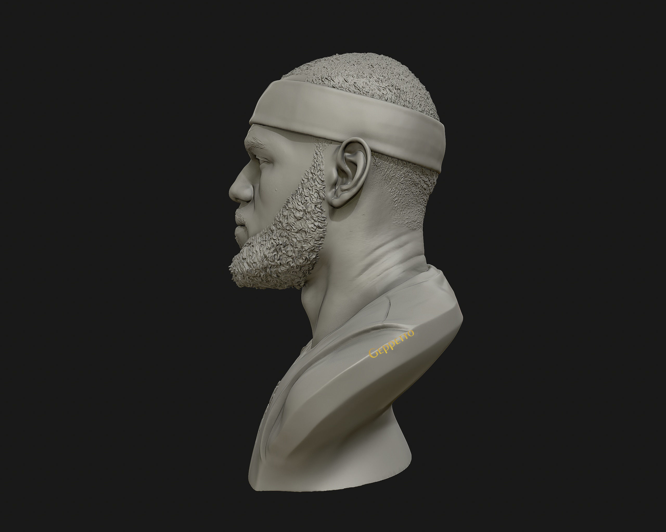 Lebron James in Lakers jersey Ready to 3D print 3D print model_35