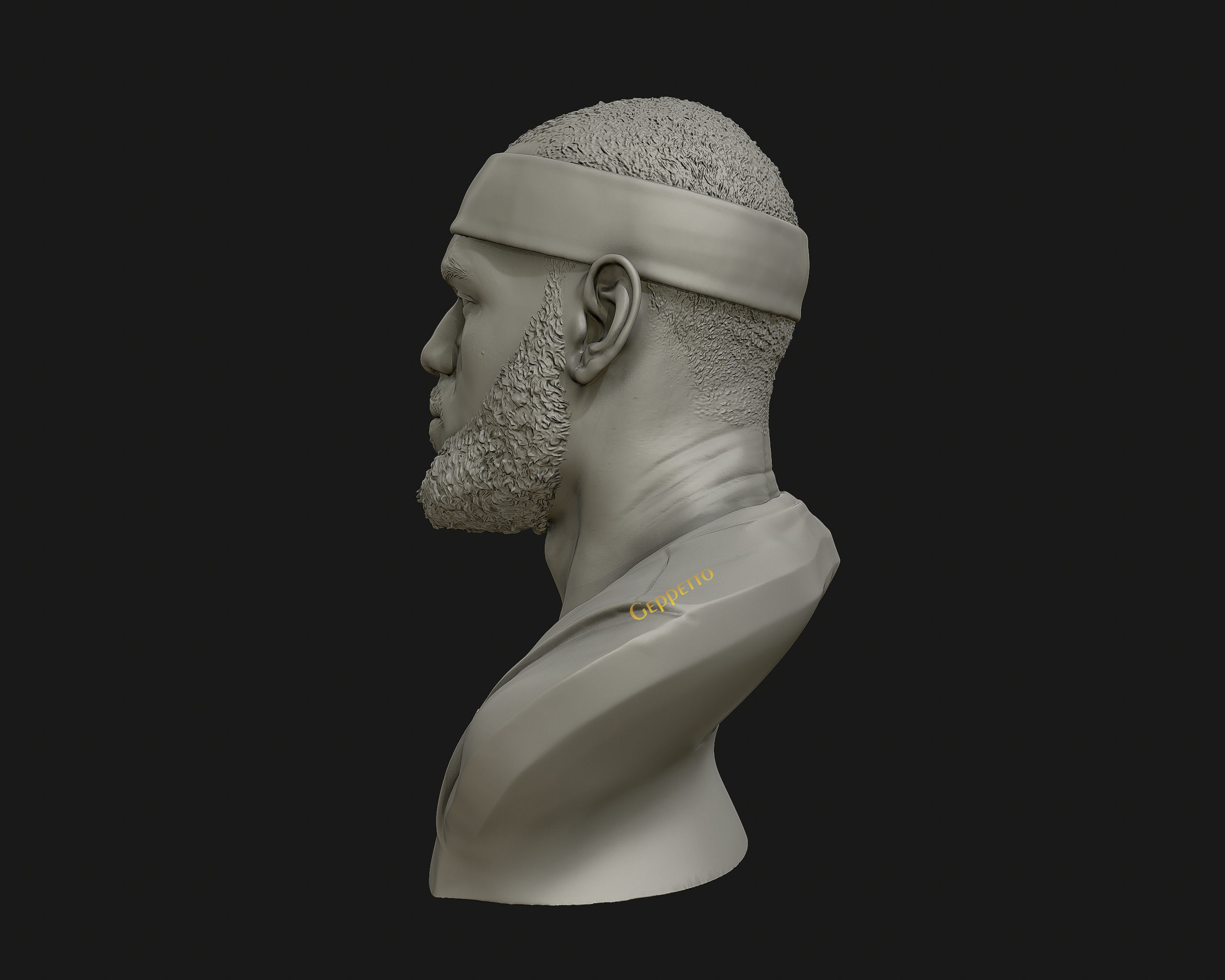 Lebron James in Lakers jersey Ready to 3D print 3D print model_36