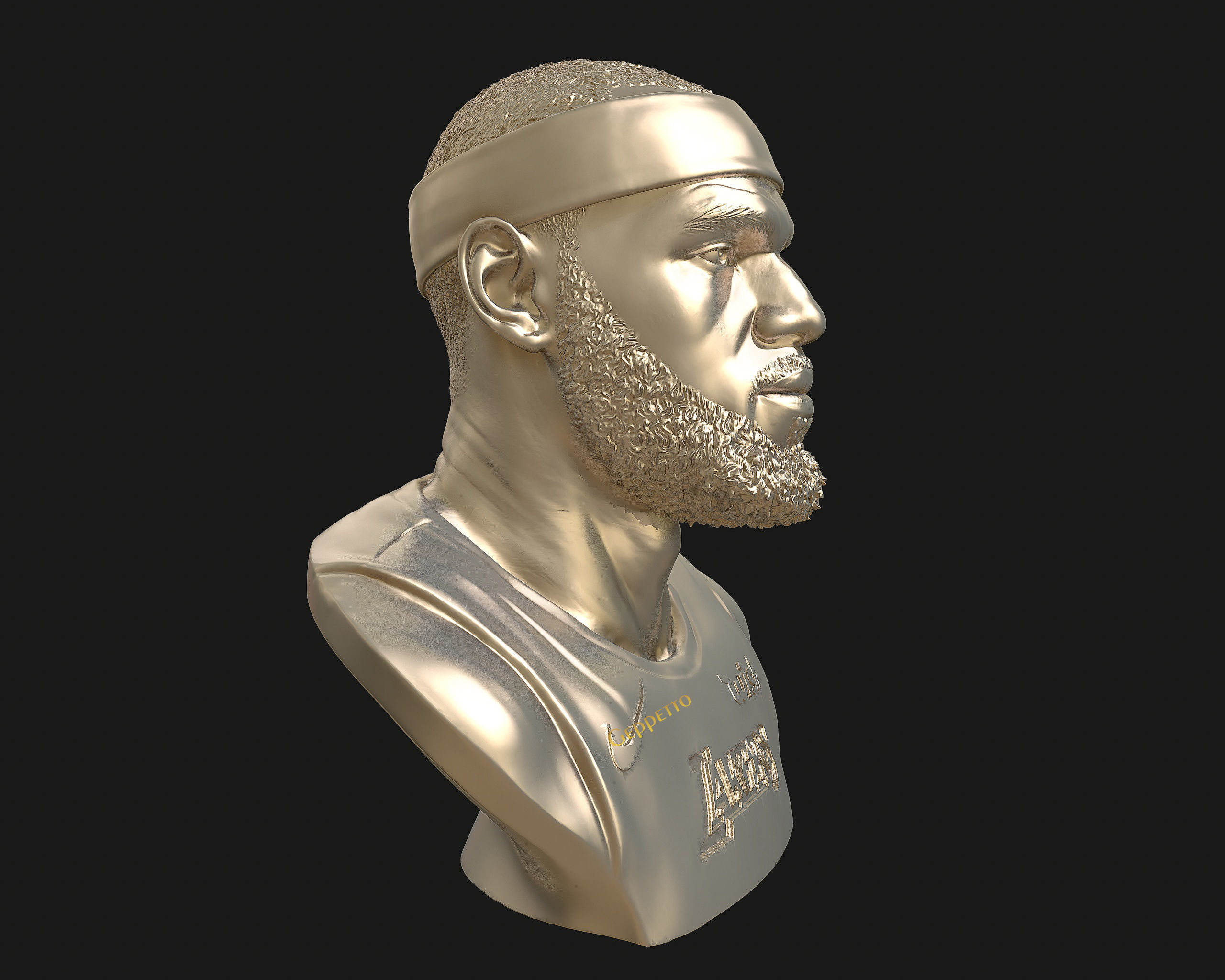 Lebron James in Lakers jersey Ready to 3D print 3D print model_60