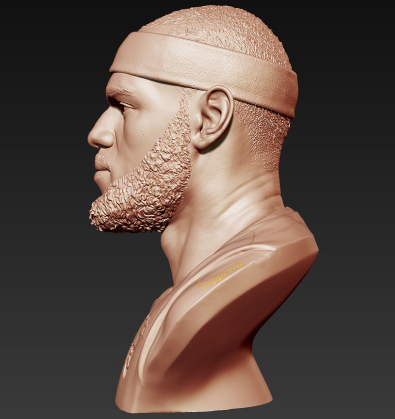 Lebron James in Lakers jersey Ready to 3D print 3D print model_11