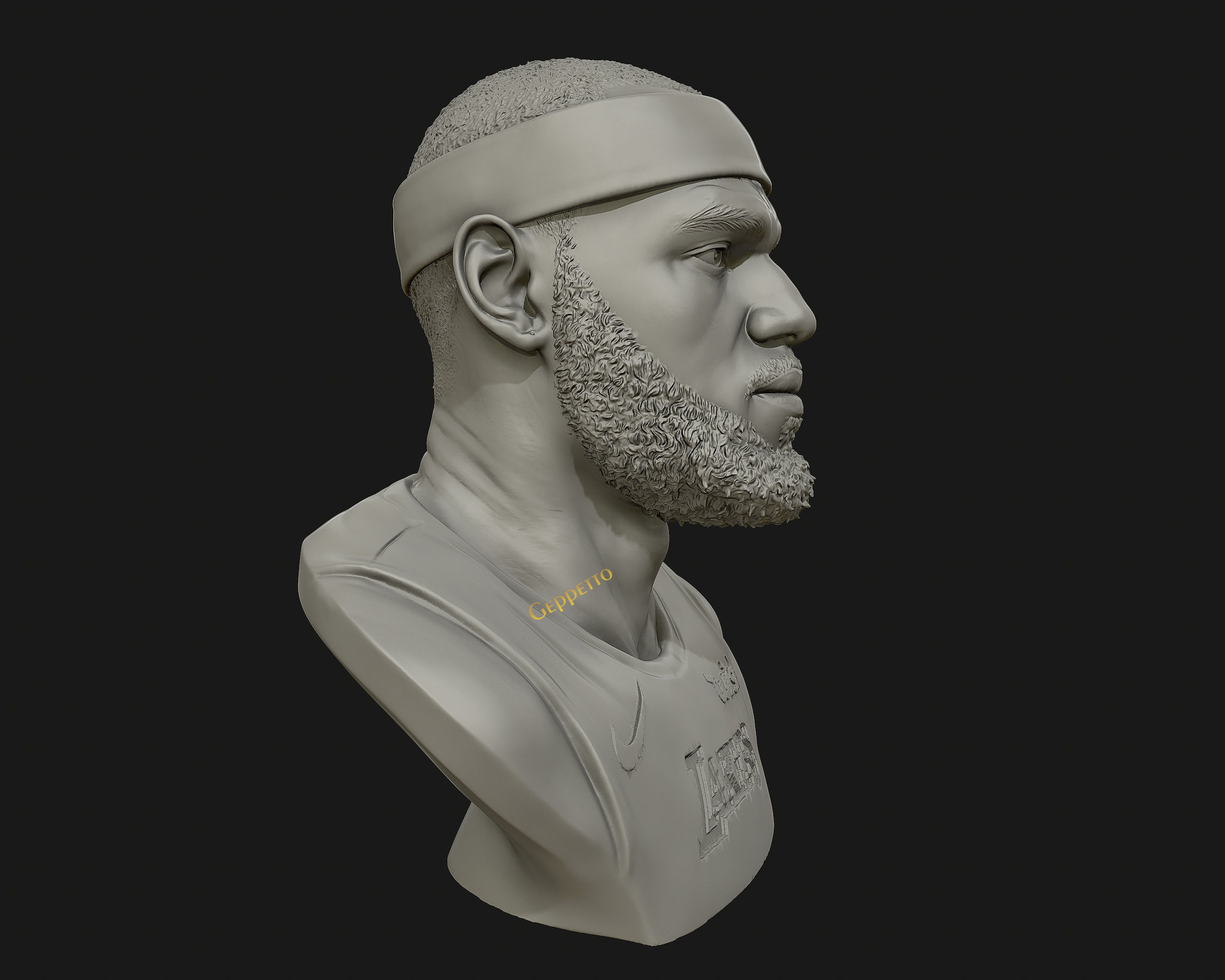 Lebron James in Lakers jersey Ready to 3D print 3D print model_42