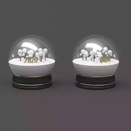 Snow Globe Christmas Decoration