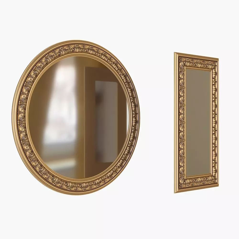 Mirror set for cnc 3D model_0