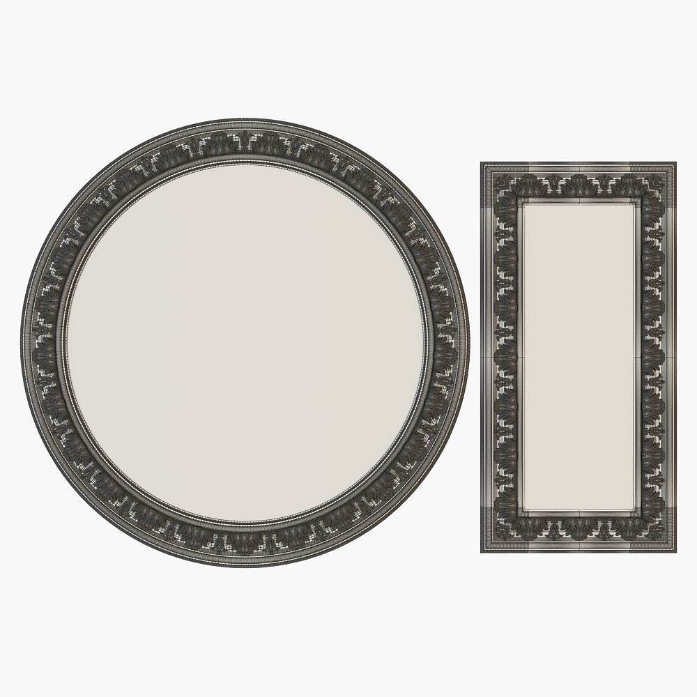 Mirror set for cnc 3D model_2