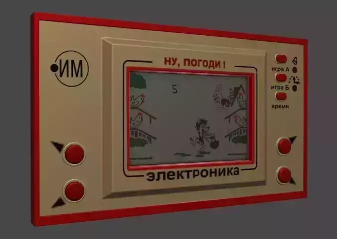 Nu Pogody game Low-poly 3D model