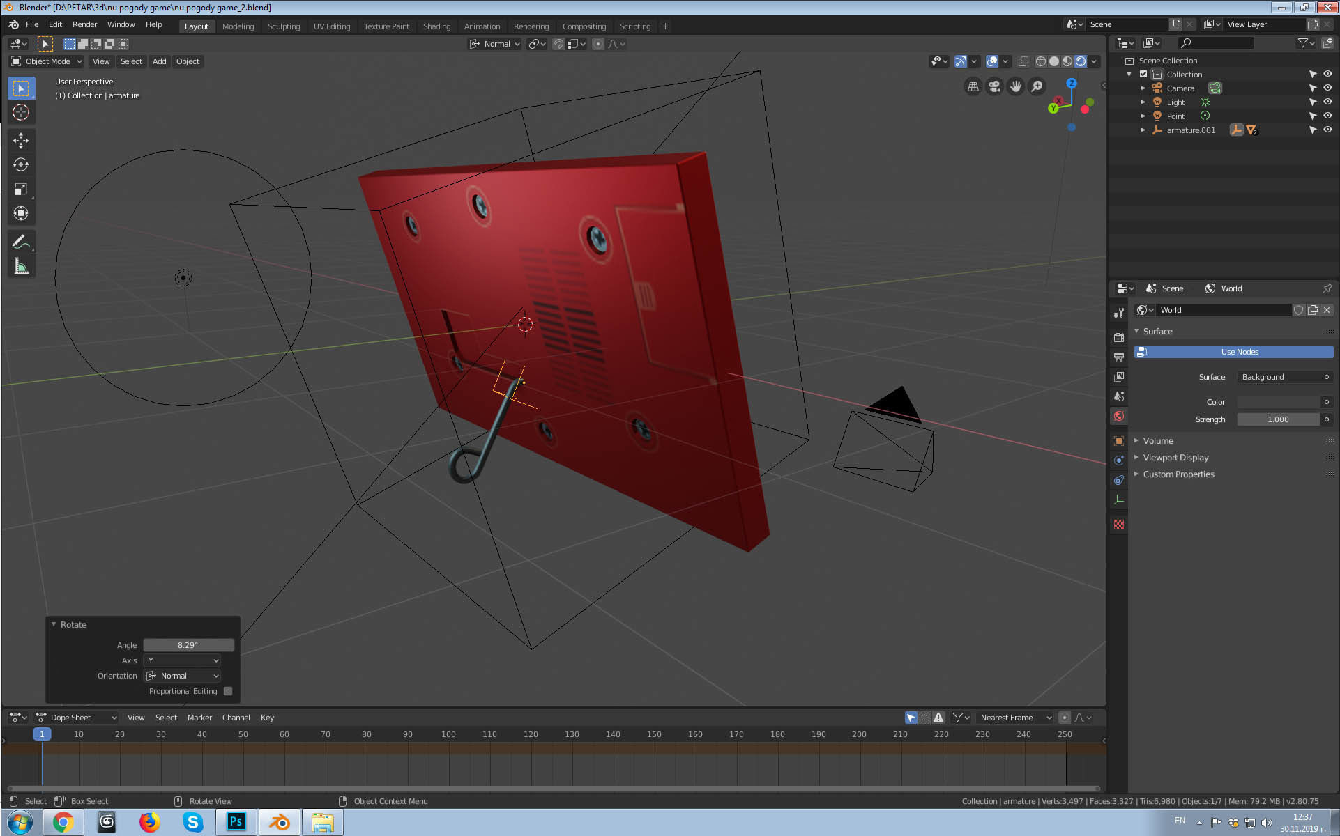 Nu Pogody game Low-poly 3D model_4