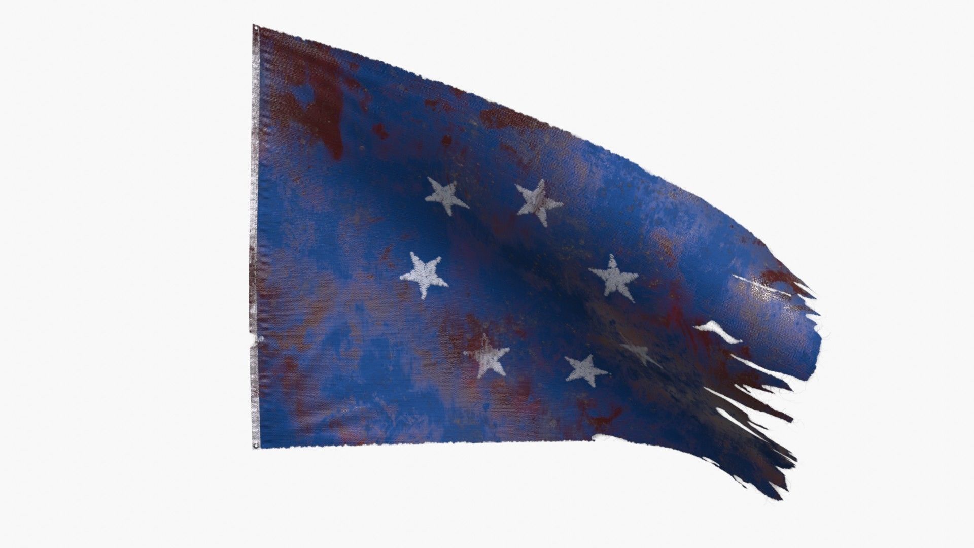 American Civil War Flags 3D Model Collection_19