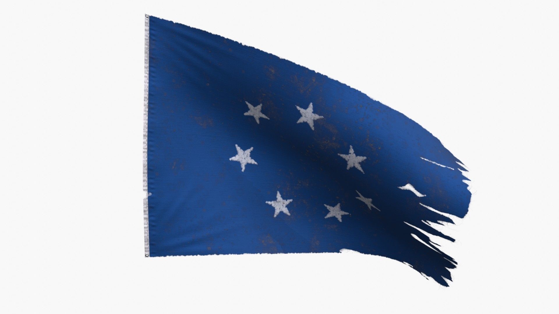 American Civil War Flags 3D Model Collection_18