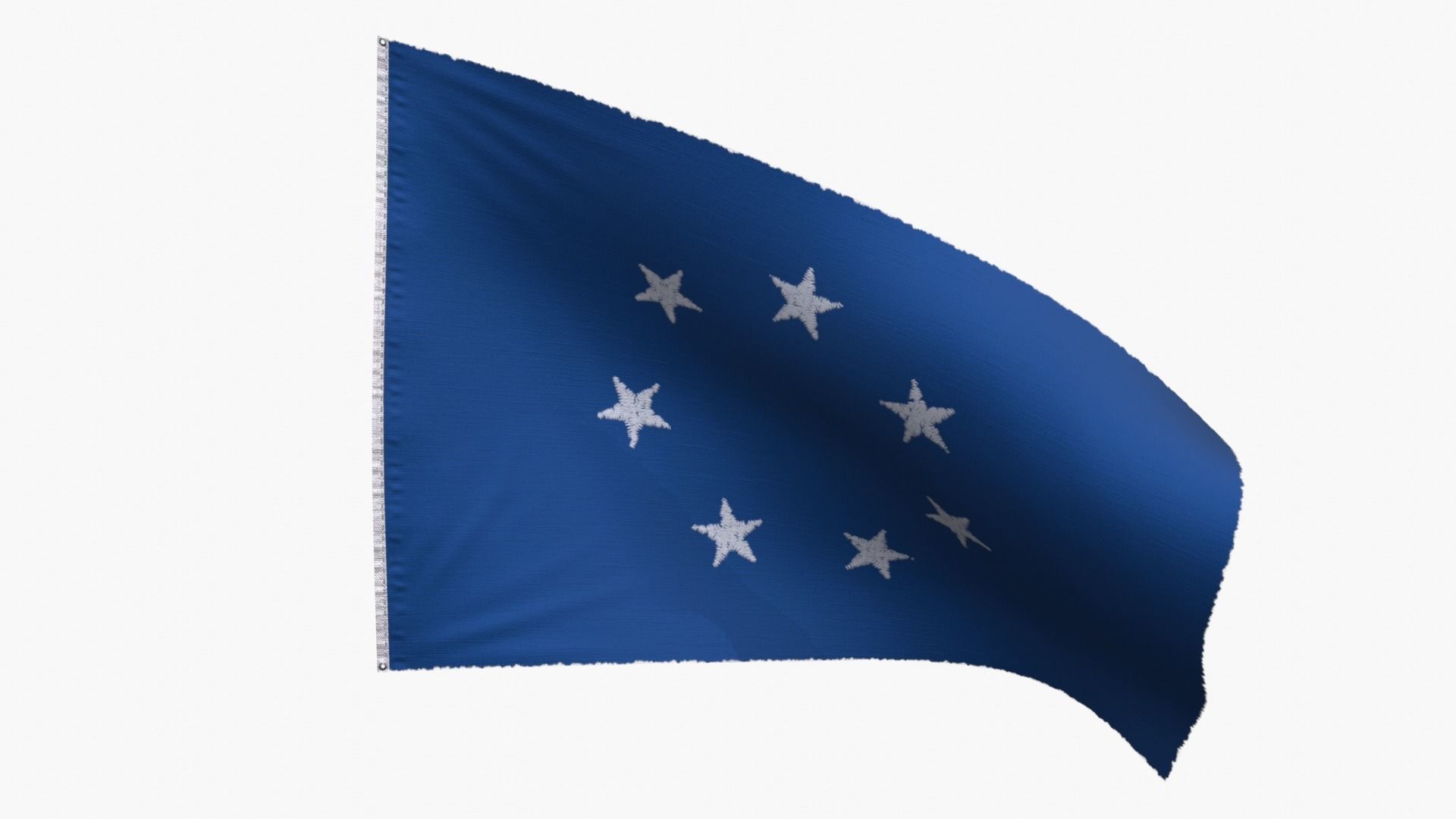 American Civil War Flags 3D Model Collection_17