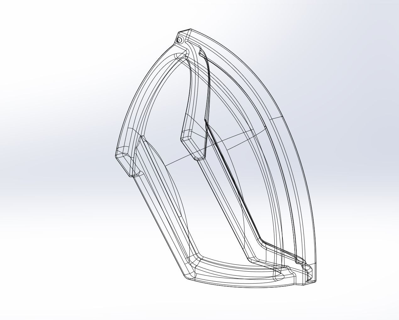 Star Wars Mandalorian Chrome Armor Shoulderpiece Printable 3D print model_2