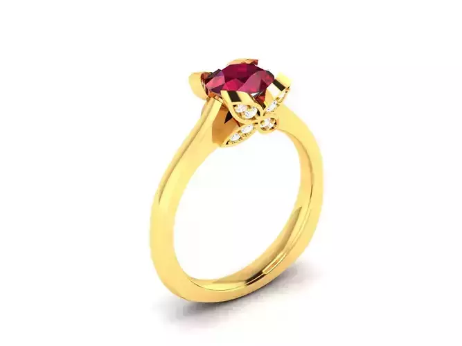 Women Ring 3dm render detail