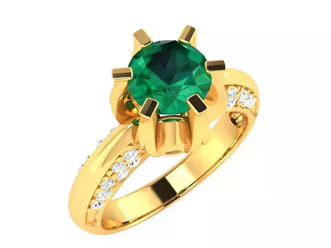 Women Ring 3dm render detail