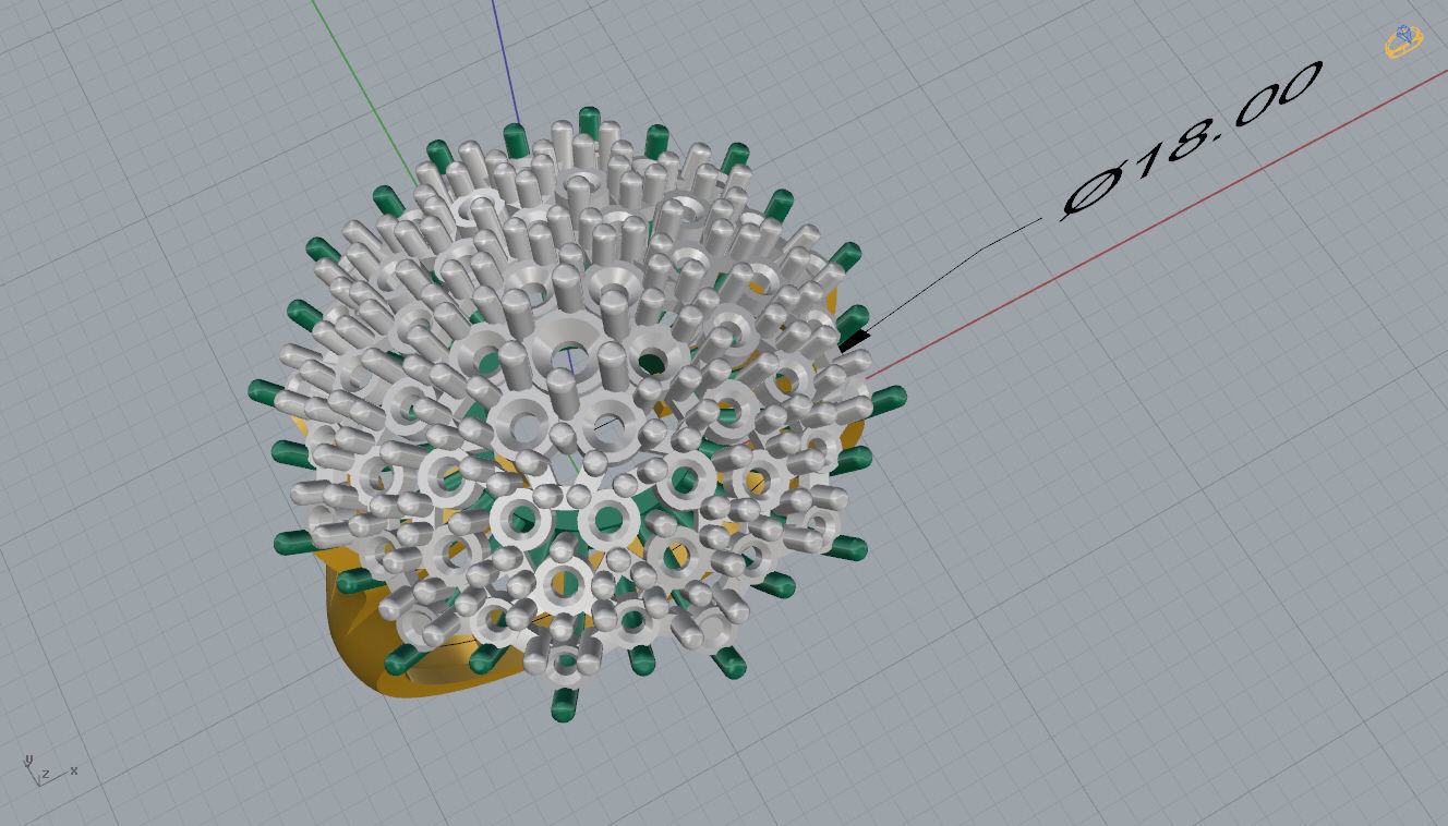 Dimonds Ring 3D print model_4