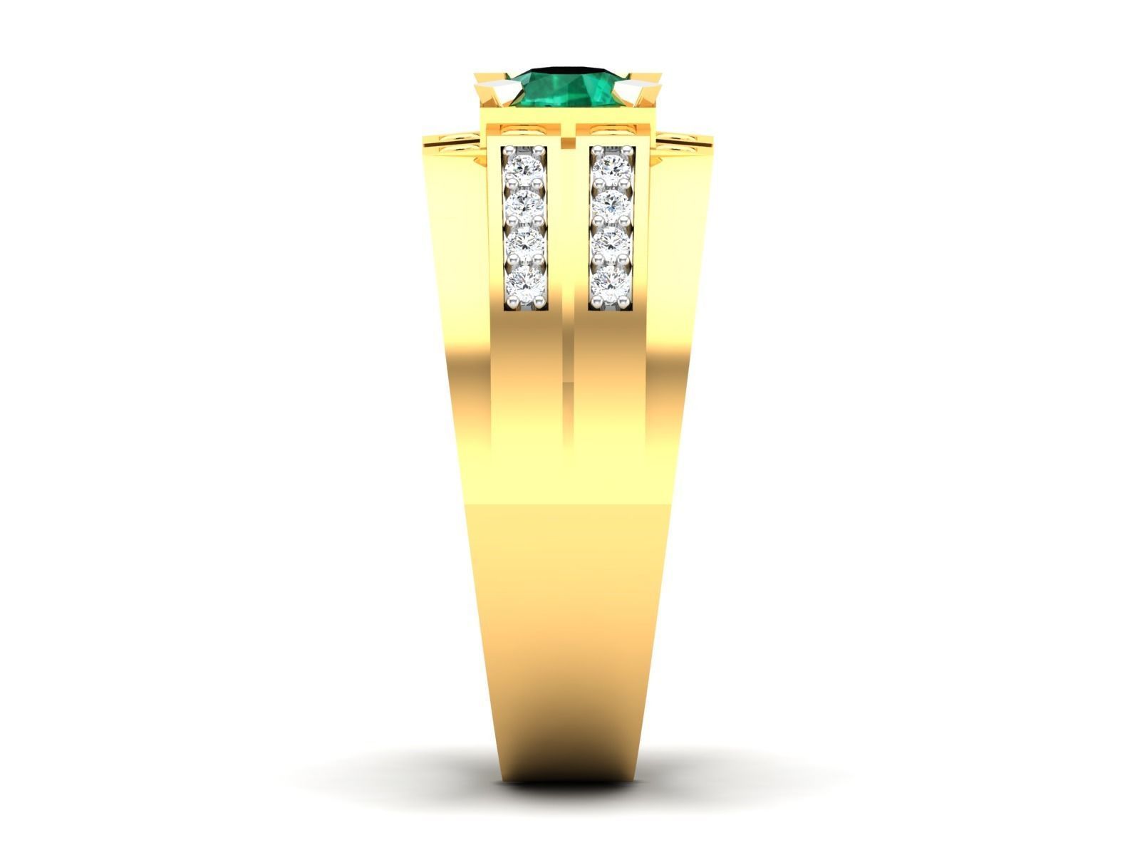 Women Ring 3dm render detail 3D print model_5