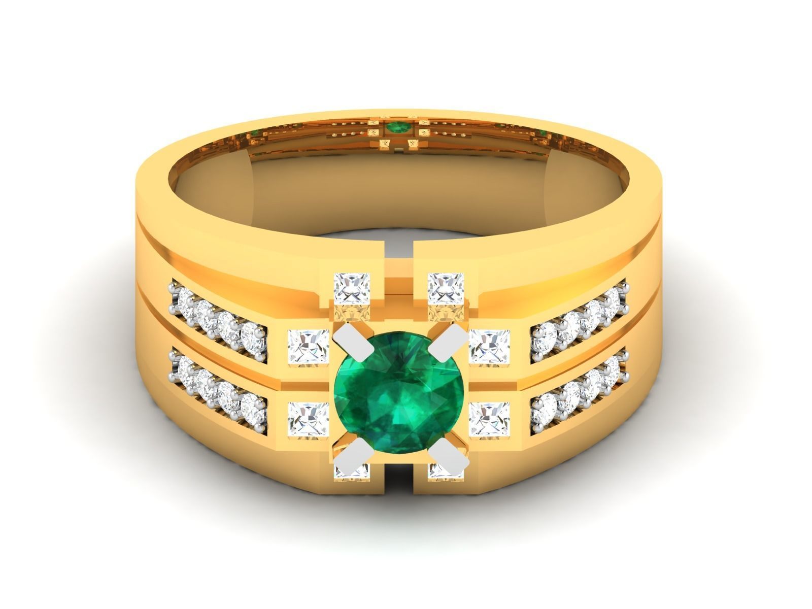 Women Ring 3dm render detail 3D print model_7